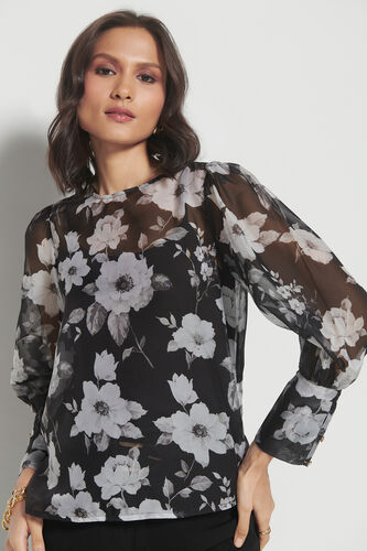 Eclipsed In Beauty Top, Black, image 3